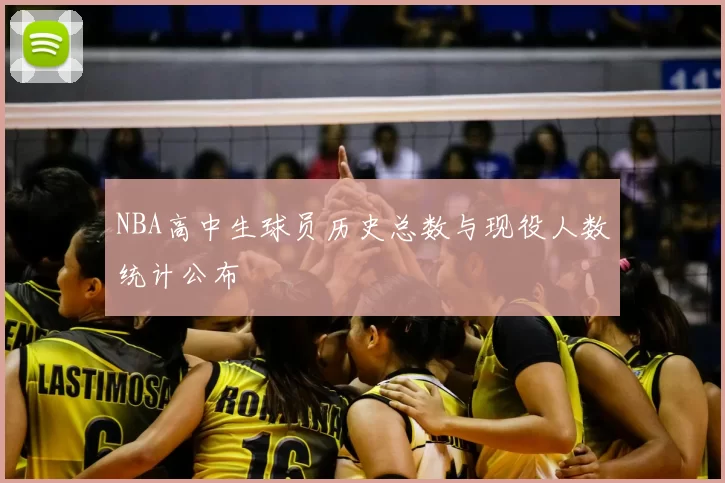 NBA高中生球员历史总数与现役人数统计公布